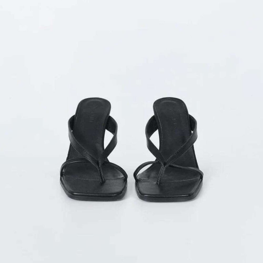 Billini Samba Heels Shoes Black NEW Womens size 7
